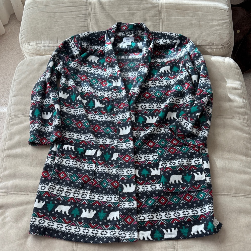 Old Navy Polar Bear Robe size XS-S
